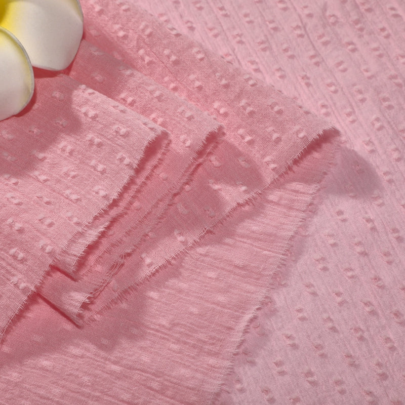 Cotton jacquard fabric